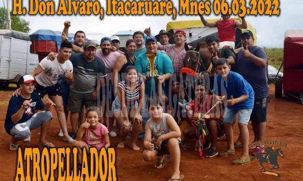 ATROPELLADOR POR EL BUEN CAMINO – HÍPICO DON ALVARO, ITACARUARÉ 05.06 y 03.2022