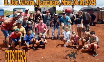 UNA FIESTA – HÍPICO DON ALVARO, ITACARUARÉ 05.06 y 03.2022