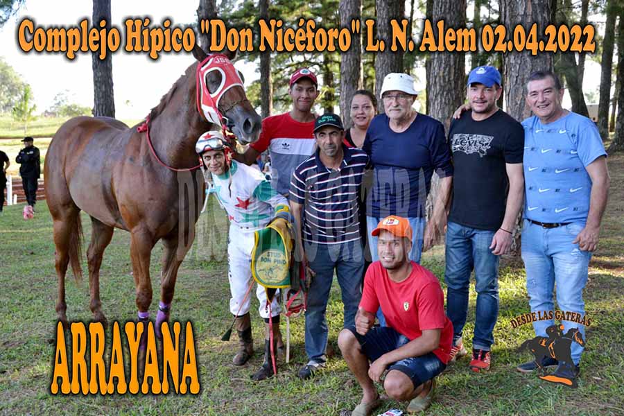 ARRAYANA – DON NICÉFORO L. N ALEM 2-4-22