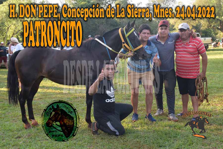 PATRONCITO – HIPICO DON PEPE – 24-4-22