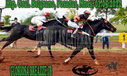 GLORIOSA BREAZZE JB ALCANZÓ LA GLORIA CON LAS MANOS