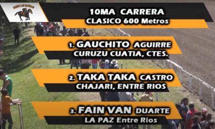 GAUCHITO EN PENUMBRAS, LE PUSE EL BROCHE DE ORO A LA REUNIÓN.