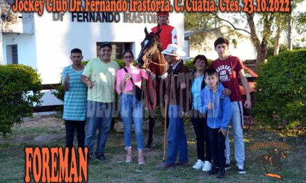FOREMAN – FERNANDO IRAZTORSA 23-10-22