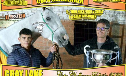 GRAY LAKE EL CAMPEON DE LA CHALLENGER VELOCIDAD