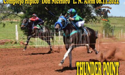 THUNDER POINT, COMO UN POTENTE TRUENO.