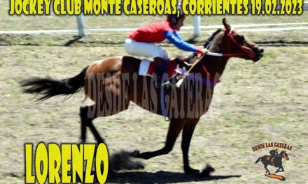 LORENZO HIZO BIEN LOS DEBERES…