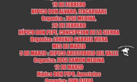 FECHAS PRE ESTABLECIDAS PARA MISIONES