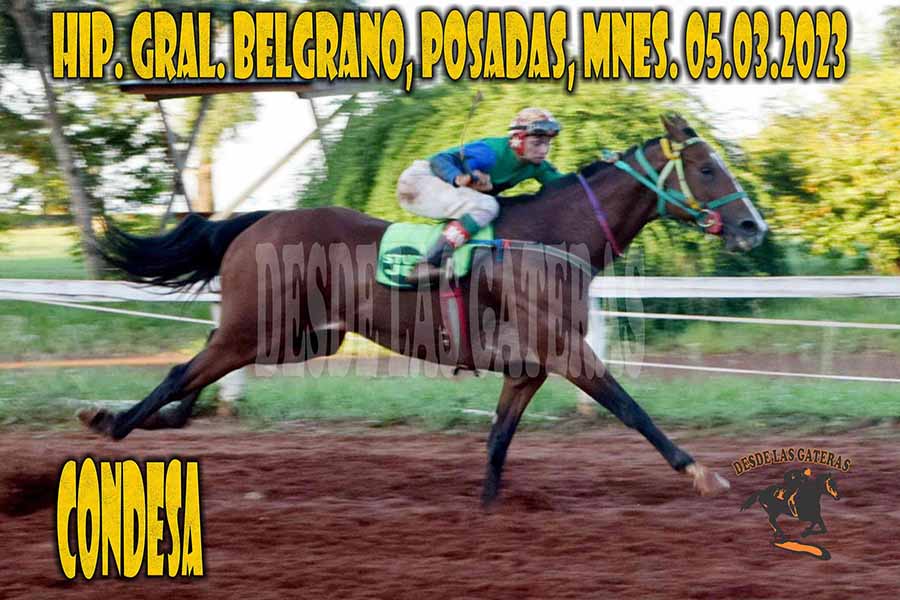 CONDESA EXHIBIÓ SU TÍTULO…