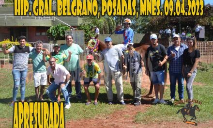 APRESURADA – GRAL BELGRANO – 9-4-23