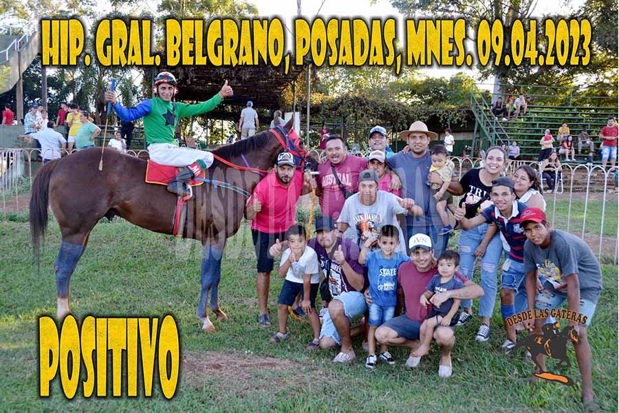 POSITIVO – GRAL BELGRANO – 9-4-23