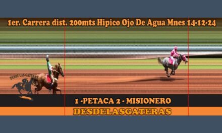 FOTOCHARTS Y RESULTADOS HÍPICO OJO DE AGUA – 14 DE DICIEMBRE 2024