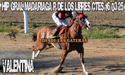 VALENTINA – HIPÓDROMO GENERAL MADARIAGA 16 DE MARZO 2025