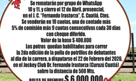 2DO GRAN REMATE DE HARAS MI VIEJO – 10, 11 Y 12 DE ABRIL 2025