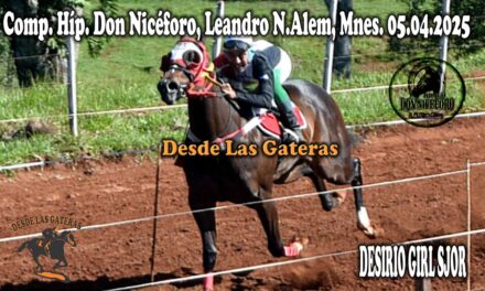 DESIRIO – 3RA Clasif. P. P. HÍPICO DON NICÉFORO 6 DE ABRIL 2025