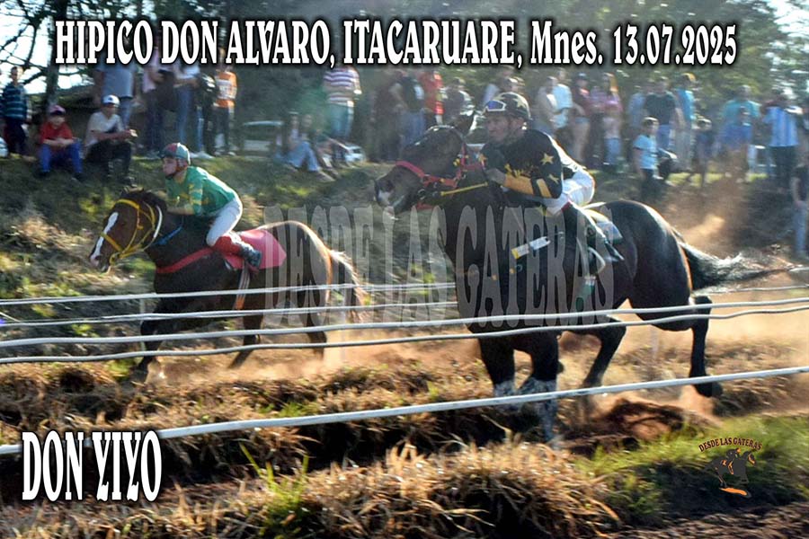 DON YIYO EN NOMBRE DEL ABUELO, HIPICO DON ALVARO, ITACARUARE, MISIONES. 13.07.2025