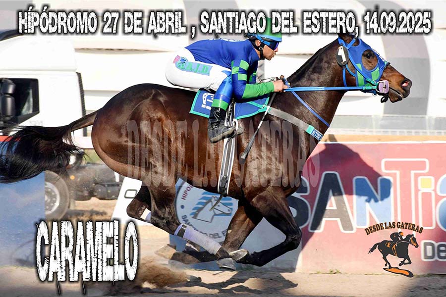 CARAMELO – CLASICO – HIPÓDROMO 27 DE ABRIL, SANTIAGO DEL ESTERO 14.09.2025