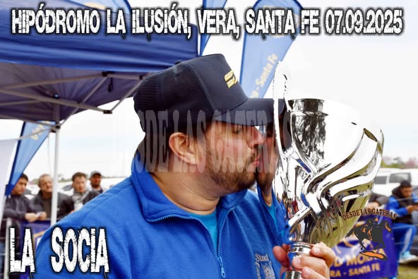 LA SOCIA – LA CAMPEONA, COPA EMPERATRIIZ 350 METROS, HIPODROMO LA ILUSION, VERA, SANTA FE. 07.09.25