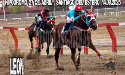 Leon Ganador de la segunda carrera en el Hípódromo 27 de Abril Santiago del Estero 14/09/25