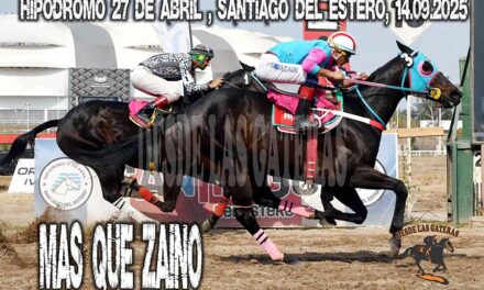 MAS QUE ZAINO – CLASICO, HIPÓDROMO 27 DE ABRIL, SANTIAGO DEL ESTERO. 14.09.2025