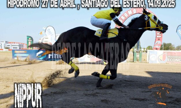 NIPPUR SIGUE SIENDO EL REY en el Hípódromo 27 de Abril Santiago del Estero 14/09/25