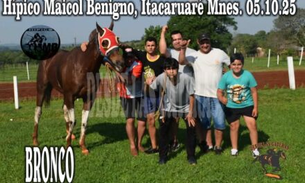 BRONCO LO REVIRTIÓ – HIPICO MAICOL BENIGNO, ITACARUARE, MISIONES 05.10.2025