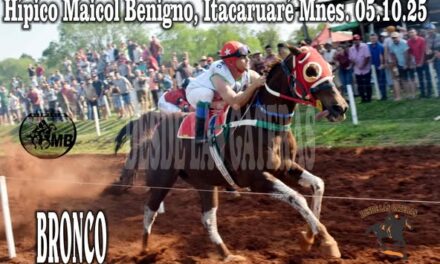 BRONCO – HIPICO MAICOL BENIGNO, ITACARUARE, MISIONES 05.10.2025
