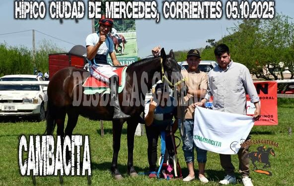 LO HIZO CAMBACITA  HIPICO CIUDAD DE MERCEDES, CORRIENTES, 05.10.2025