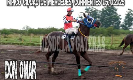 DON OMAR NO PERDONO HIPICO CIUDAD DE MERCEDES, CORRIENTES, 05.10.2025
