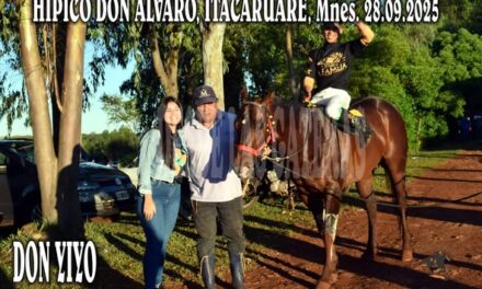 DON YIYO – CLASICO – HIPICO DON ALVARO, ITACARUARE, MISIONES 28.09.2025