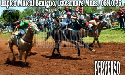 VOLVIO EL NEGRO!!!   HIPICO MAICOL BENIGNO, ITACARUARE, MISIONES. 05.10.2025