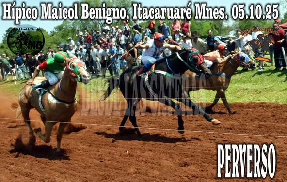 VOLVIO EL NEGRO!!!   HIPICO MAICOL BENIGNO, ITACARUARE, MISIONES. 05.10.2025