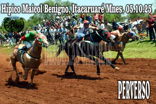 VOLVIO EL NEGRO!!!   HIPICO MAICOL BENIGNO, ITACARUARE, MISIONES. 05.10.2025
