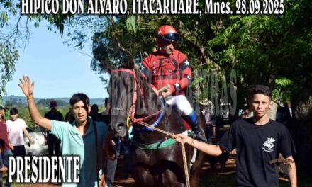PRESIDENTE – CLASICO – HIPICO DON ALVARO, ITACARUARE, MISIONES 28.09.2025