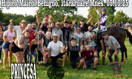 LA LUZ DE PRINCESA HIPICO MAICOL BENIGNO, ITACARUARE, MISIONES 05.10.2025