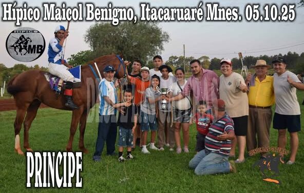 UN PRINCIPE EN SU ESPLENDOR   HIPICO MAICOL BENIGNO, ITACARUARE, MISIONES 05.10.2025