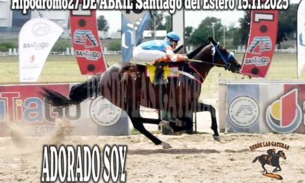 6ta carrera ganador ADORADO SOY de NIEVAS de LAS LOMITAS
