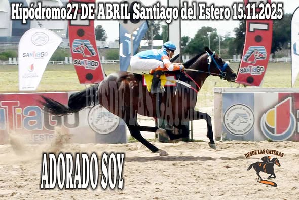 6ta carrera ganador ADORADO SOY de NIEVAS de LAS LOMITAS
