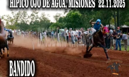 BANDIDO – HIPICO OJO DE AGUA MISIONES 22-11-2025
