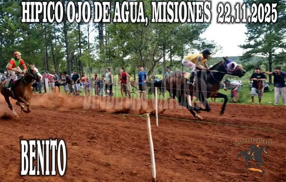 BENITO – CLASICO – HIPICO OJO DE AGUA – 22.11.2025