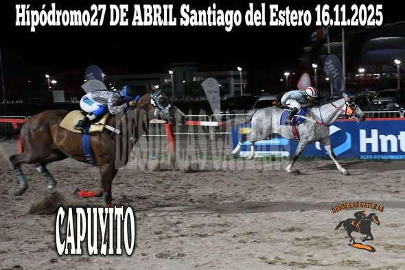 15TA CARRERA GANADOR CAPUYITO PROPIETARIO CARLOS CHAMUT STUD LA CLARITA