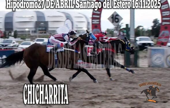 12da carrera ganadora CHICHARRITA de RICARDO ALVAREZ  Stud LOS MELLI