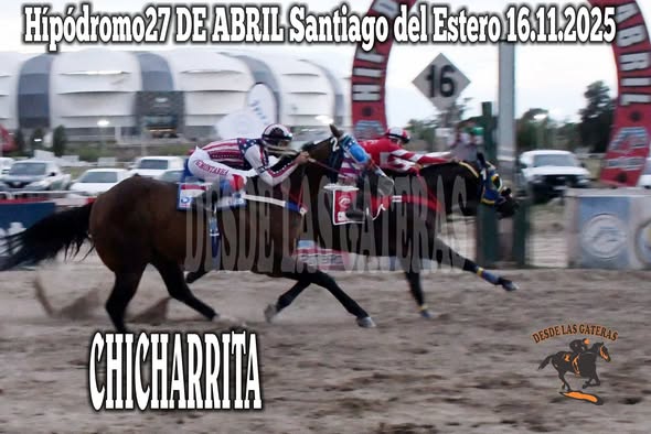 12da carrera ganadora CHICHARRITA de RICARDO ALVAREZ  Stud LOS MELLI