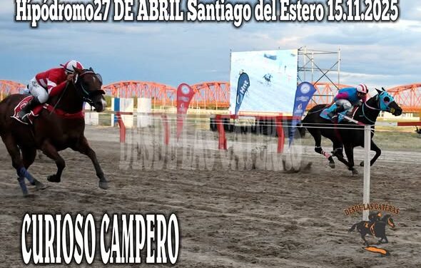 19 CARRERA GANADOR CURIOSO CAMPERO PROPIETARIO CARLOS PAZ, STUD LOS MELLIS