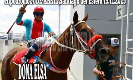 5ta carrera ganadora DOÑA ELSA de VERON de DON ILY