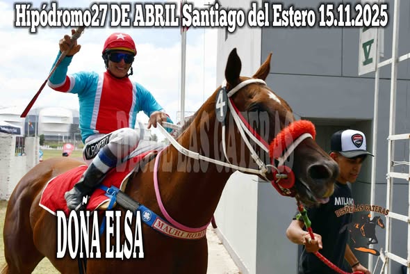 5ta carrera ganadora DOÑA ELSA de VERON de DON ILY