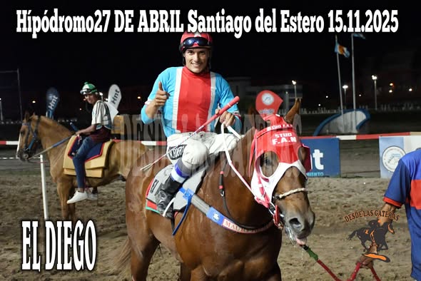 21ra Carrera ganador EL DIEGO de FRANKLIN SANDOVAL, stud DON ILY