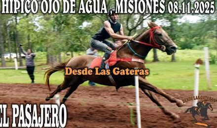 EL PASAJERO – HIPICO OJO DE AGUA, 08.11.2025