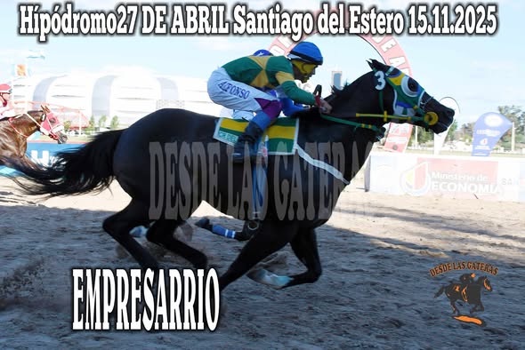 16TA CARRERA GANADOR EMPRESARIO de PATO ITURRASPE/HARAS MI SUEÑO