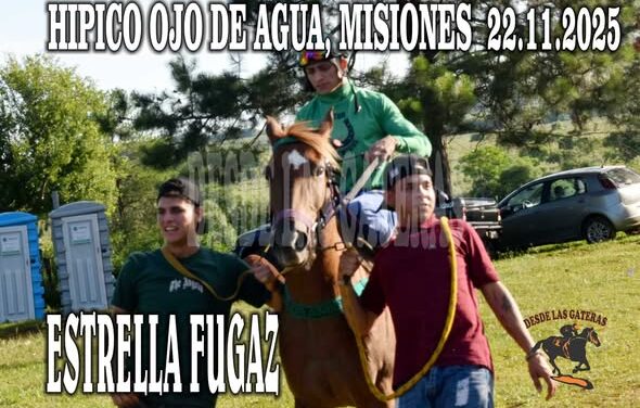 ESTRELLA FUGAZ – POTRILLOS – HIPICO OJO DE AGUA – 22-11-2025