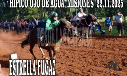 ESTRELLA FUGAZ – POTRILLOS – HIPICO OJO DE AGUA – 22-11-2025